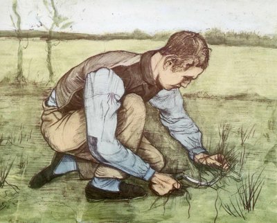 Grass Cutter by Vincent van Gogh